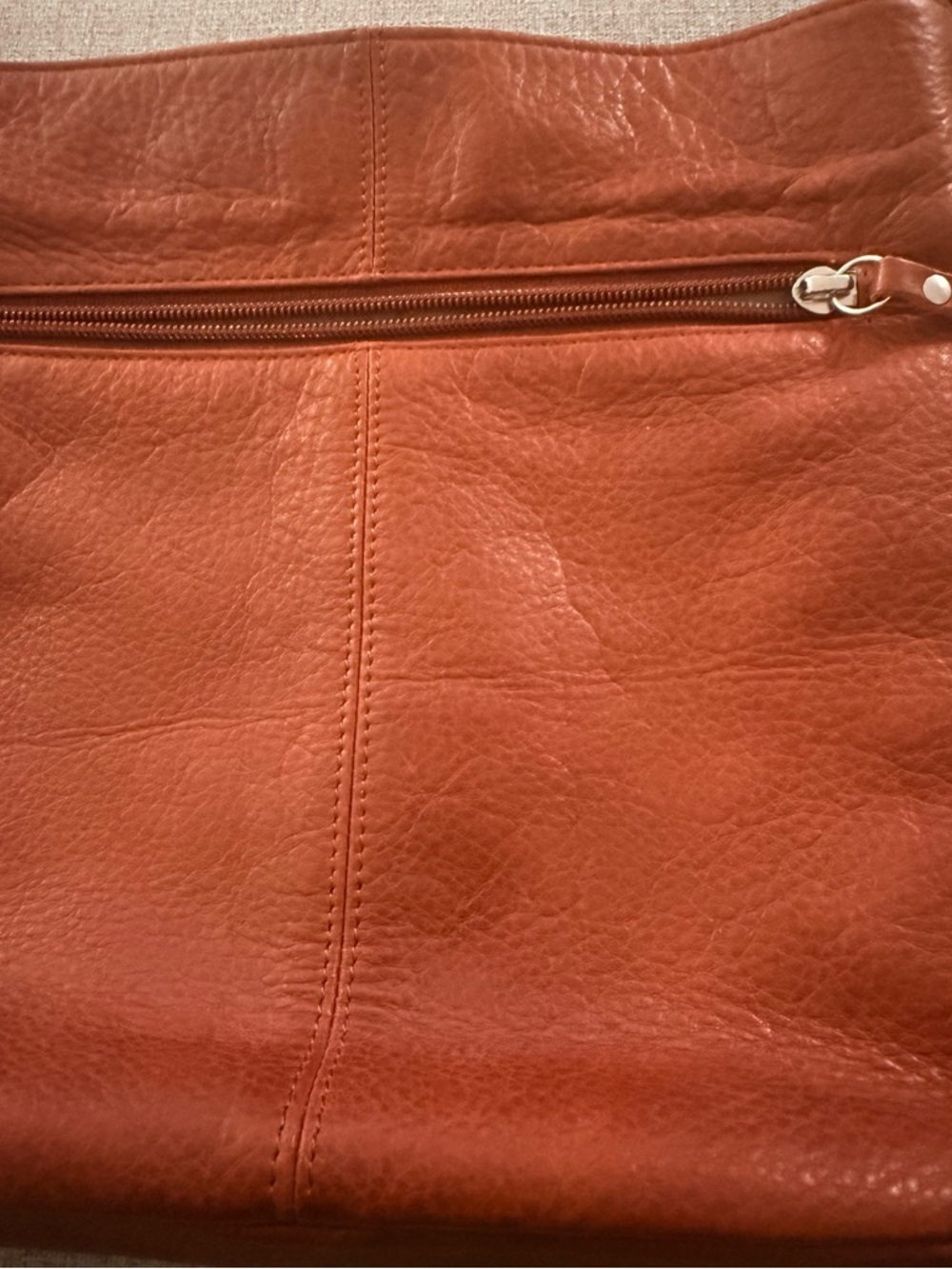 Osgoode Marley Classic‎ Red Leather Braided Accent Crossbody Bag - Picture 6 of 14